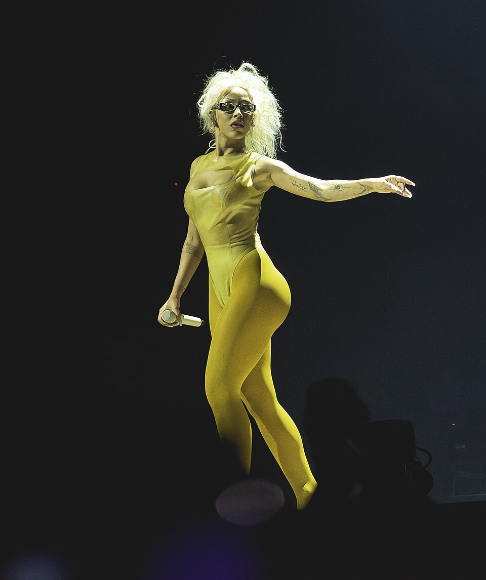 Doja Cat performance image for urban and rhythmic radio format context